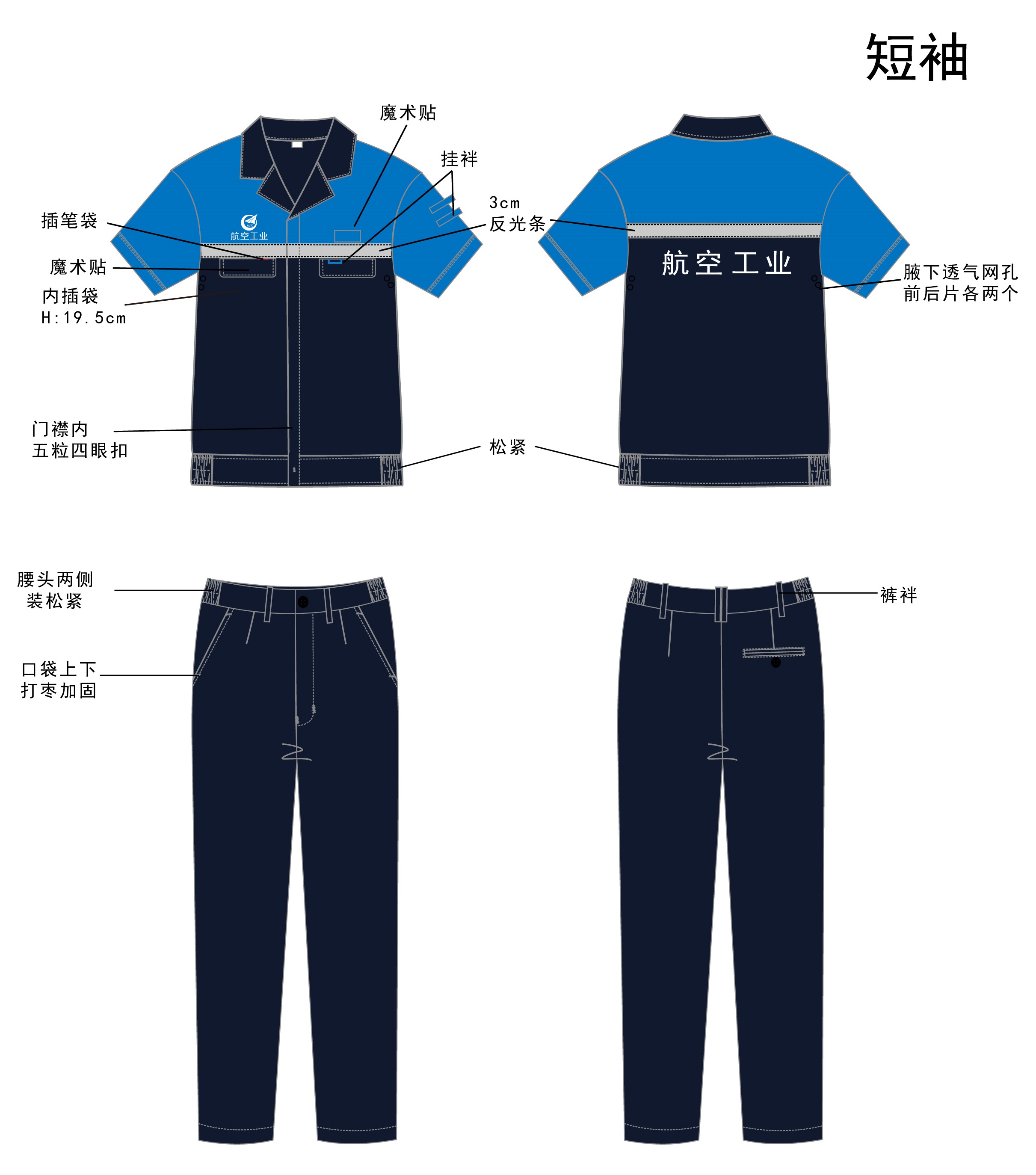 國(guó)標(biāo)中防靜電工作服款式要求有哪些？