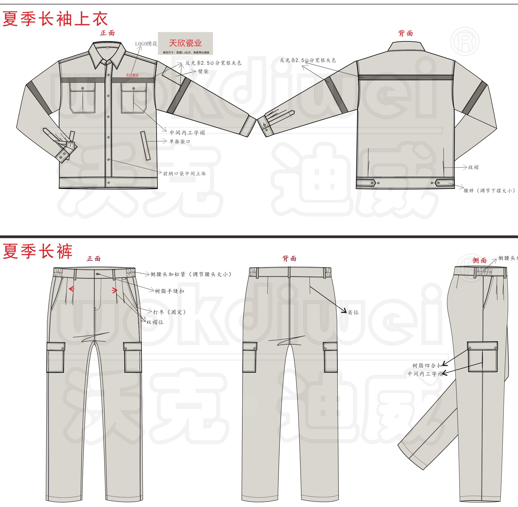 在定做工作服時款式設(shè)計要注意什么細節(jié)