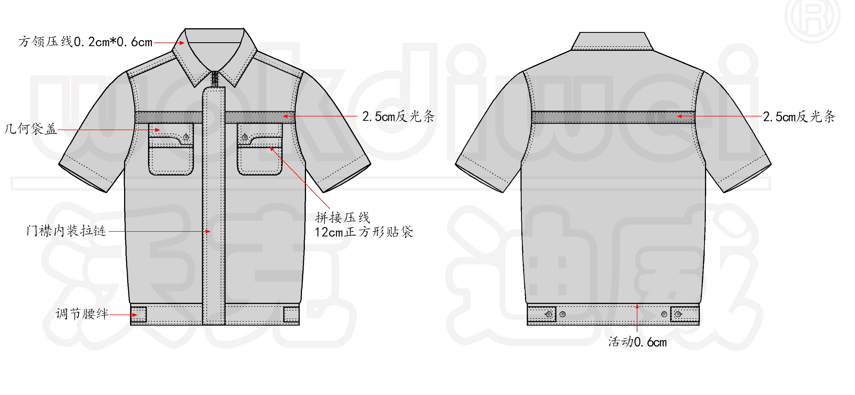 沃克迪威觸手可及工作服