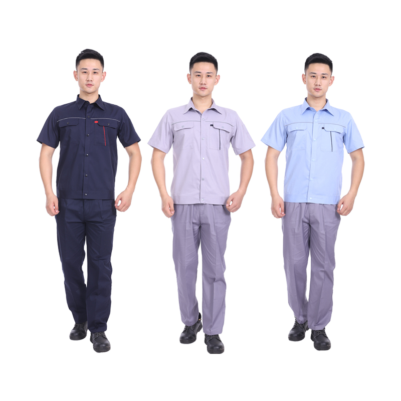 南昌夏季短袖工作服批發(fā)定做廠(chǎng)家6606